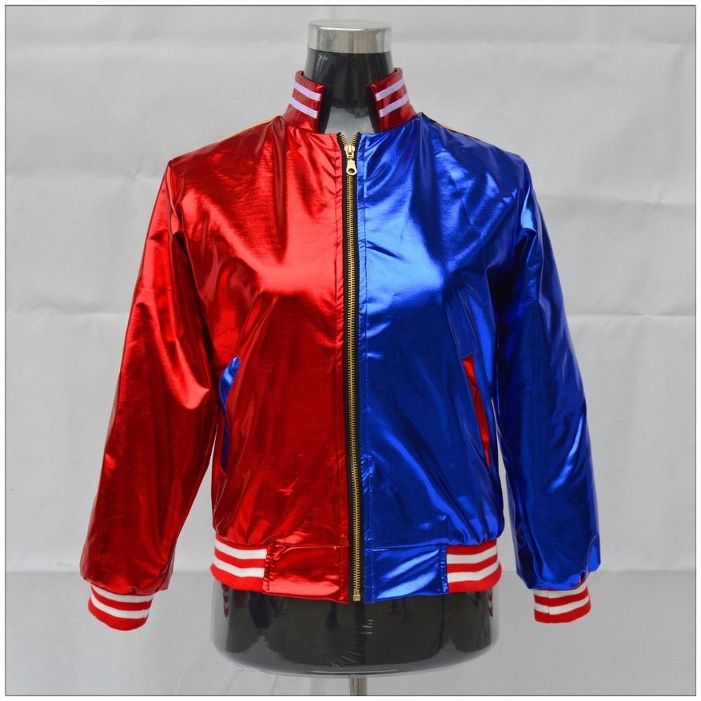 Halloween Costume Suicide Squad Harley Quinn T-shirt Jacket Coat Short G… - Picture 3 of 9